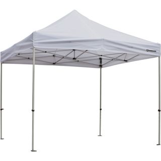 Strongway Commercial-Grade Canopy — 10ft. x 10ft., Straight Leg, White  Pop Up Canopies