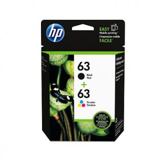HP 63 Black and Color Ink Cartridges Combo Pack   7967131