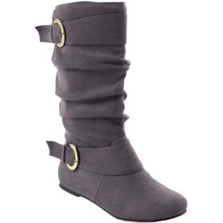 Brinley Co. Women's Slouchy Wide Calf Boots