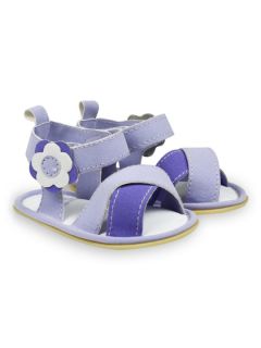 Lilac Flower Sandal by Rugged Bear