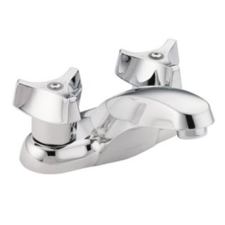 Moen M Bition Centerset Bathroom Faucet with Double Cross Handles