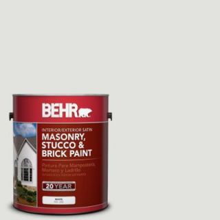 BEHR Premium 1 gal. #MS 55 Arctic Gray Satin Interior/Exterior Masonry, Stucco and Brick Paint 28001