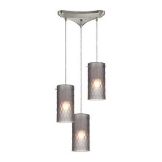 Synthesis 3 Light Satin Nickel Pendant TN 10235