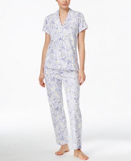 Charter Club Notch Collar Pajama Set, Only at   Bras, Panties