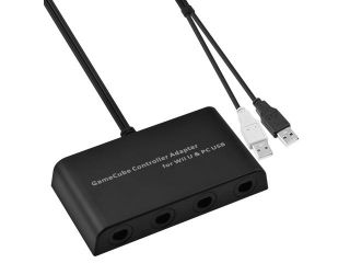 MAYFLASH 4 Ports GameCube Controller Adapter for Wii U & PC USB
