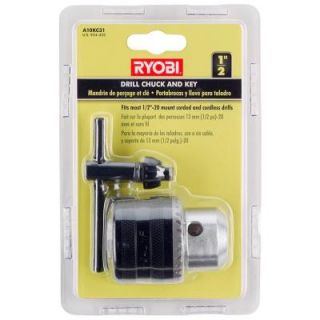 Ryobi 1/2 in.   20 Teeth per in. Drill Chuck and Key A10KC31