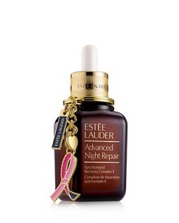 Este Lauder Advanced Night Repair Synchronized Recovery Complex II with Pink Ribbon Keychain
