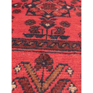 eCarpet Gallery Finest Khal Mohammadi Hand Knotted Dark Red Area Rug