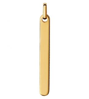 LINKS OF LONDON   Narrative yellow gold vermeil long pendant