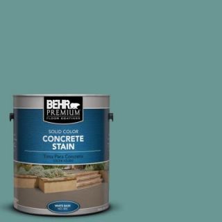 BEHR Premium 1 Gal. #PFC 48 Aqua Marble Solid Color Concrete Stain 83001