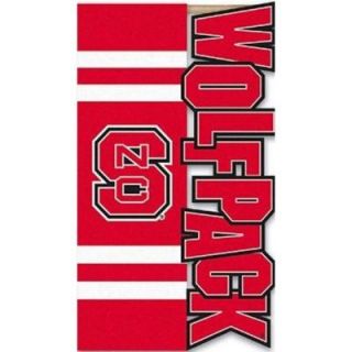 Evergreen Enterprises NCAA 12 1/2 in. x 18 in. NC State Sculpted Garden Flag 16S909