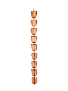 18 Cup Bluebell Rain Chain by Good Directions