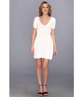 french connection grace knit dress 71bgd white