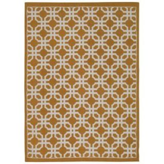 Nourison Art House Gold 2 ft. 3 in. x 3 ft. 9 in. Accent Rug 207180