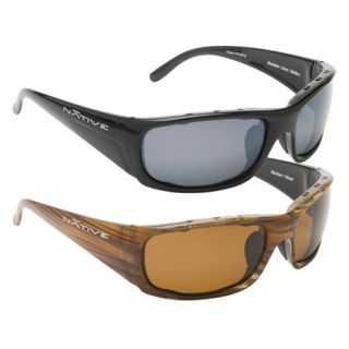 Native Eyewear Bomber Sunglasses   Iron Frame with Silver Reflex Lens 436763