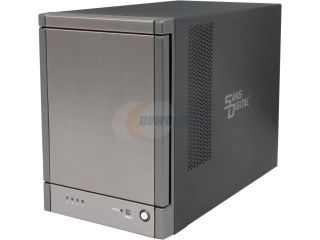 SANS DIGITAL TR4X6G JBOD (RAID Supported via Controller Card) 4 x Hot Swappable 3.5" 3.5" Drive Bays 1 x Mini SAS (SFF 8088) TowerRAID 4 Bay 6G SAS / SATA Modularize JBOD Storage Enclosure (Black)
