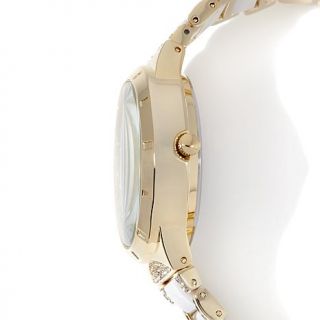 Victoria Wieck Pavé Crystal Ceramic Bracelet Watch   7727371