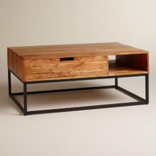 Wood Silas Storage Coffee Table