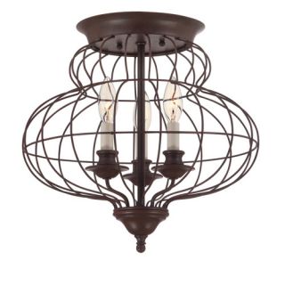 Quoizel Laila 3 Light Flush Mount