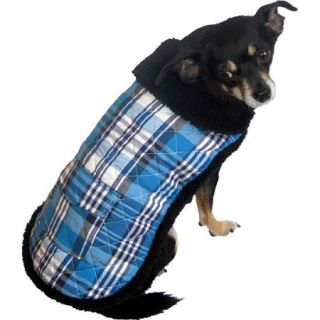 Plaid Blue Dog Coat (Multiple Sizes Available)