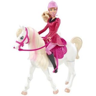 Barbie & Her Sisters in a Pony Tale Train and Ride Horse Playset