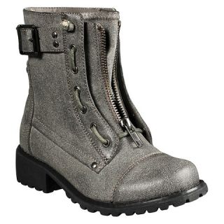 Girls Miss Vogue® Rock N Rumble Boots   Grey