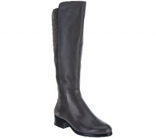 H by Halston Leather & Suede Tall Shaft Boots   Michelle —