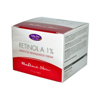 Life Flo Retinol A 1% Advanced Revitalization Cream Radiant Skin   1.7 Oz