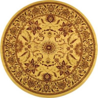 Safavieh Lyndhurst Ivory 5 ft. 3 in. x 5 ft. 3 in. Round Area Rug LNH216A 5R