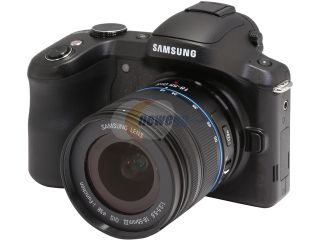 Refurbished SAMSUNG Galaxy NX GN120 EK GN120ZKAXAR Black 20.3 MP 4.77" Touch LCD Mirrorless Digital Camera with 18 55mm Lens