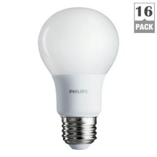 Philips 60W Equivalent Soft White A19 LED Light Bulb (16 Pack) 461129