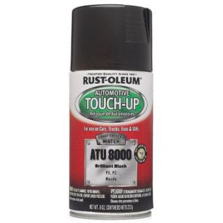 Rust Oleum Automotive 8 oz. Brilliant Black Auto Touch Up Spray (Case of 6) ATU8000