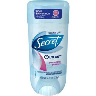 Secret Outlast Xtend Protecting Powder Clear Gel Antiperspirant/Deodorant, 2.6 oz