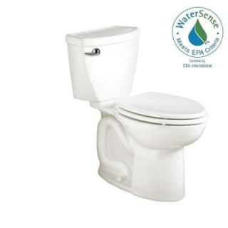 American Standard Cadet 3 FloWise Complete No Tools 2 Piece 1.28 GPF Right Height Lined Tank High Efficiency Elongated Toilet in White 3378.528ST.020