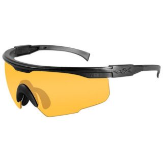 Wiley X PT 1 Changeable Sunglasses   Matte Black Frame/Rust Lens 439043