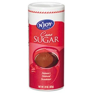 N'Joy 827820 Pure Sugar Cane, 22 oz Canisters, 8 per Carton