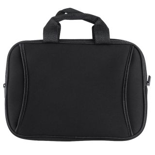 10 inch Black Laptop Bag with Zipped Outside Pocket  