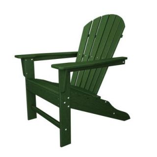 POLYWOOD South Beach Green Patio Adirondack Chair SBA15GR