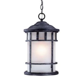 Acclaim Lighting Vista Collection Hanging Lantern 1 Light Outdoor Stone Fixture DISCONTINUED 1946ST