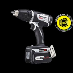 Panasonic Power Tools EY74A1LS2G Cordless Drill & Driver Kit, Dual Voltage w/18V 4.2Ah Li ion Type S Battery Packs & Charger   1/2"