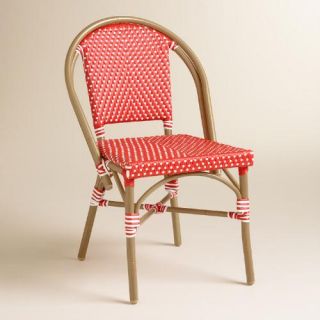 Barbados Cherry Kaliko French Bistro Chairs Set of 2