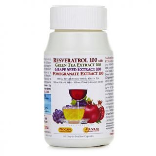 Resveratrol Green Tea Grape Seed Pomegranate   60 Capsules   7799460