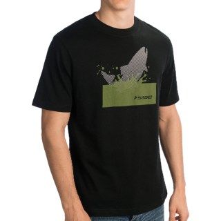Sage Splashing Trout T Shirt (For Men) 60