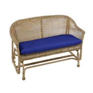 Home Decorators Collection Sunbrella Blue Outdoor Bench Cushion 1573710310