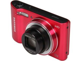 SAMSUNG EC WB30FZBPRUS Red 16.2 MP 10X Optical Zoom Wide Angle Digital Camera