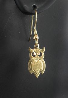 Baby Owl Earrings  Mod Retro Vintage Earrings