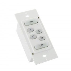 Leviton 38A00 1 6 Button Home Lighting Control (HLC) Scene Switch   White