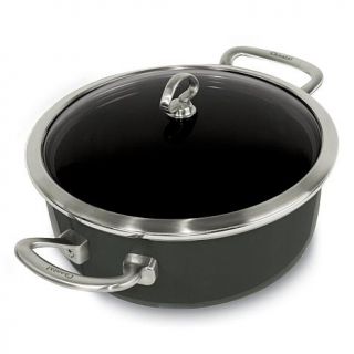 Chantal Copper Fusion Enamel on Steel 4 Quart Risotto Pan with Lid   7325113