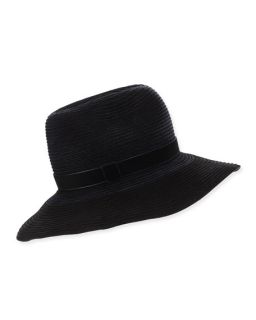 Gigi Burris Constance Ribbed Velvet Hat