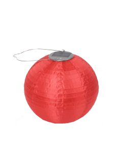 Soji Original Red Solar Lantern by Allsop Garden